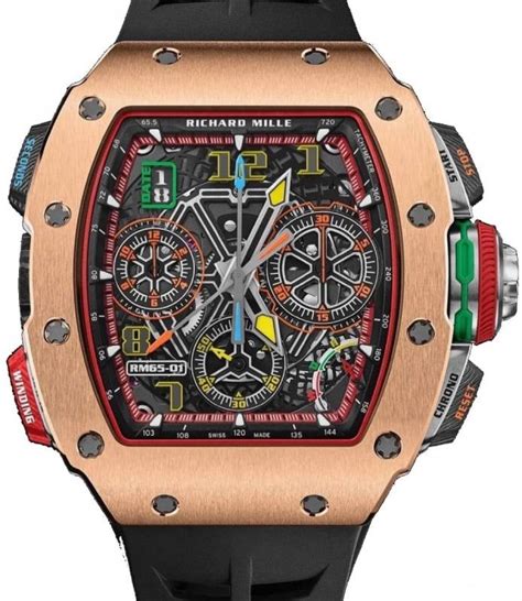 richard mille 65-01 gold|richard rm 65 01 price.